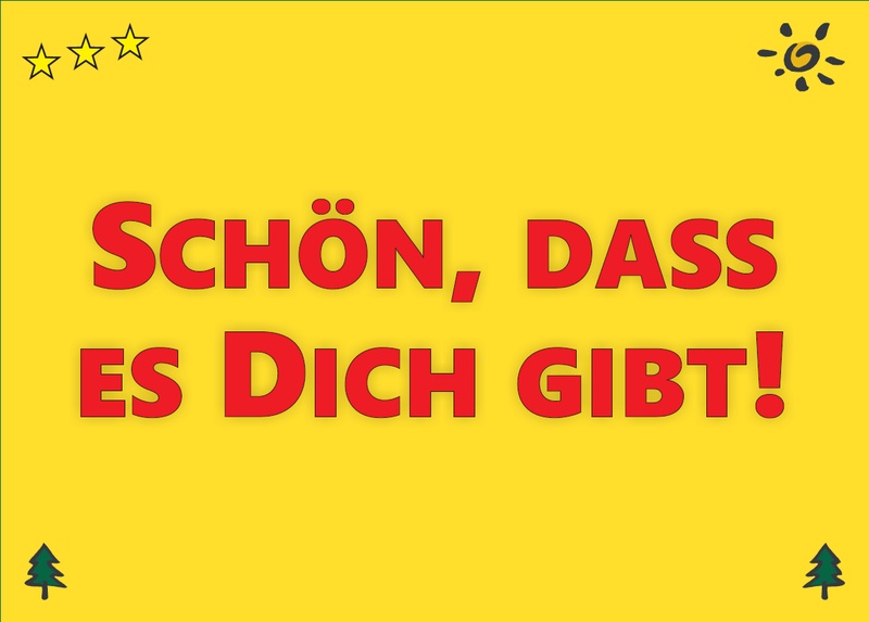 PoKa-16002-ReFanCard-Schoen-dass-es-dich-gibt